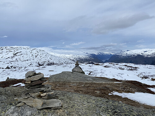 For anledninga snøbart på Oddavarden