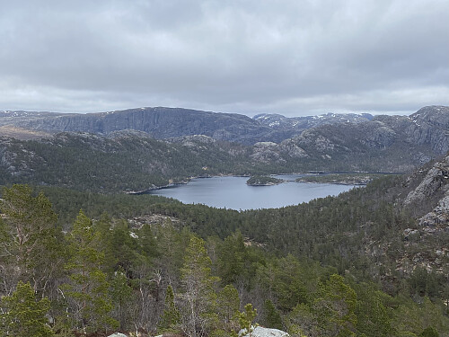 Frå same staden mot Holmavatnet og Vardhusheia der eg var for bare 2 ½ timar sidan