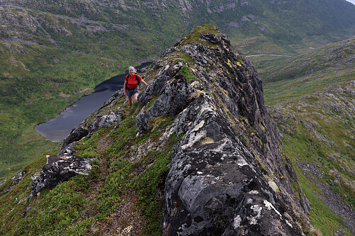 South ridge of Fjellsenden
