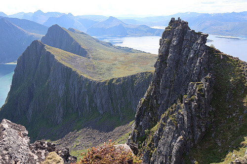 Litje and Store Brusen from Husfjellet.
