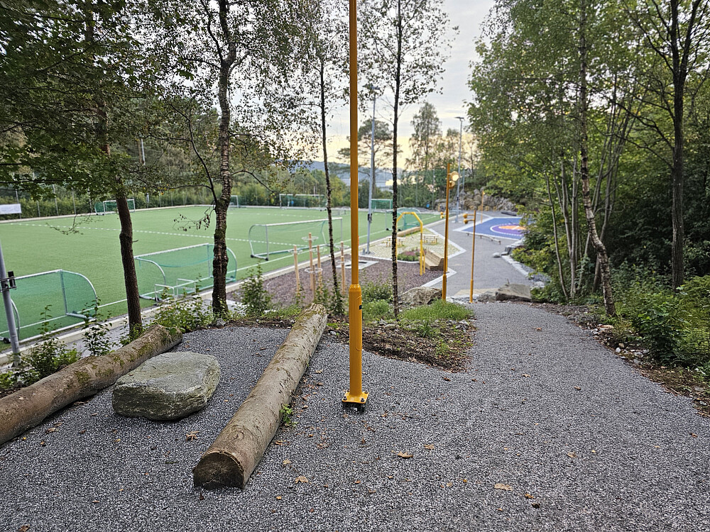 litt av det nye anlegget ved Dumpen