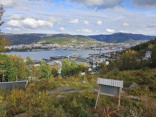 Bergen sentrum fra Noven