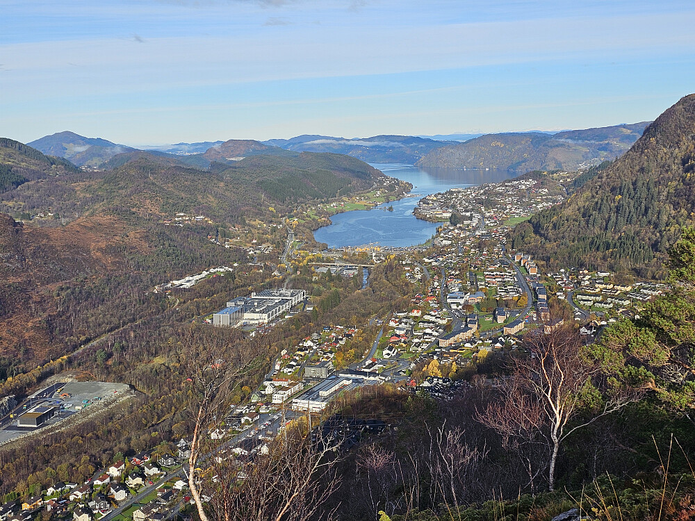 Indre Arna sett fra dagsturhytta
