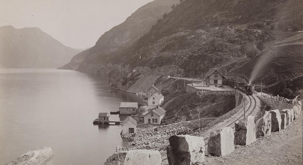 Trengereid stasjon 1880
fotograf Axsel Lindahl - Nasjonalbiblioteket