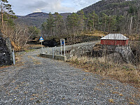 inntaket til kraftstasjonen ved ustsiktspunktet