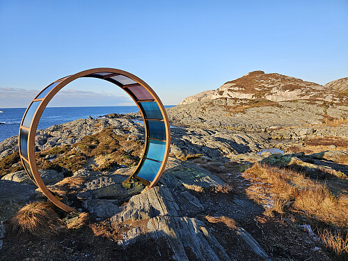 Livets Portal med toppen 38,4 bak der jeg snudde