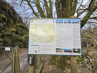 Turinfo ved Sæbøvågen parkering