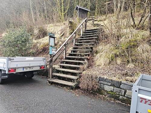 turstart ved Hatlestad terrasse nr. 92