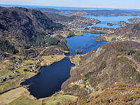 på en utsiktsknaus rett før jeg kom inn på hovedstein som kommer opp fra Stallane