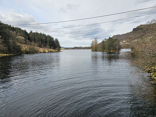 Jordalsvatnet sett fra broen