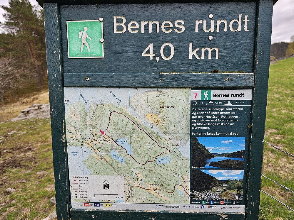 info ved grind fra innmark. 