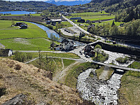 ved overhenget til fossen