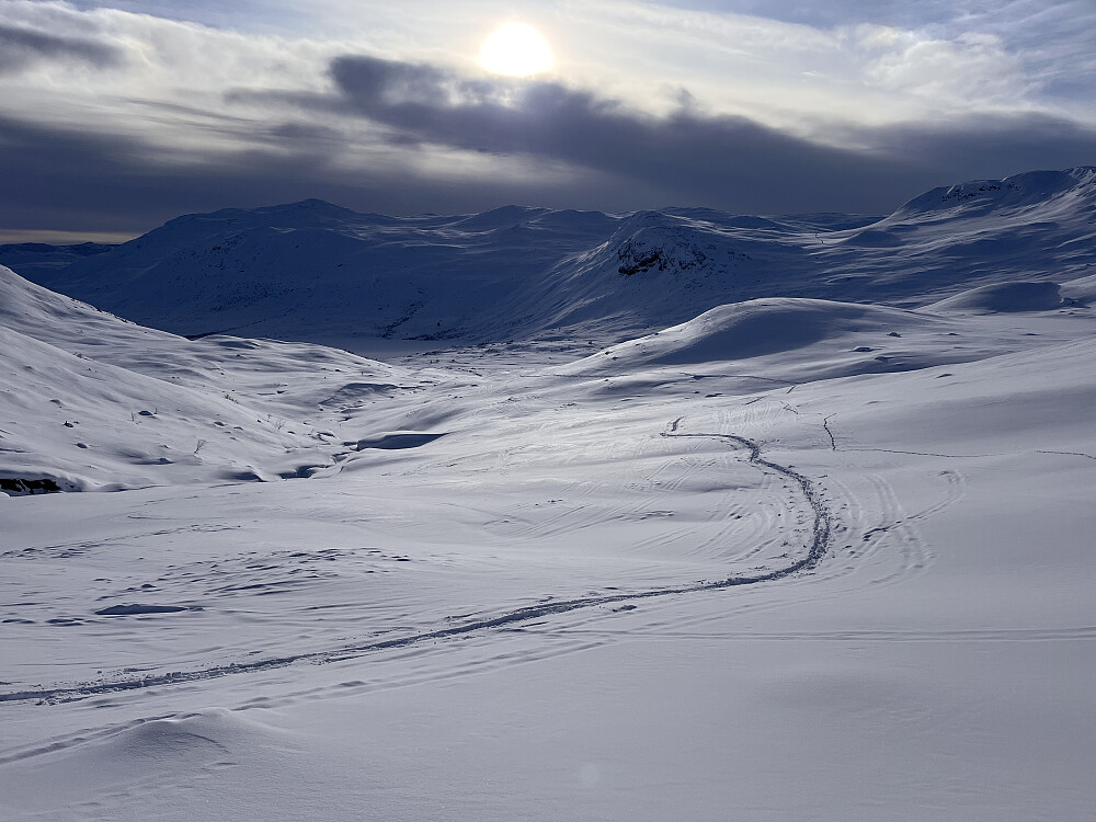 Ble mye tråkking i pudder her!