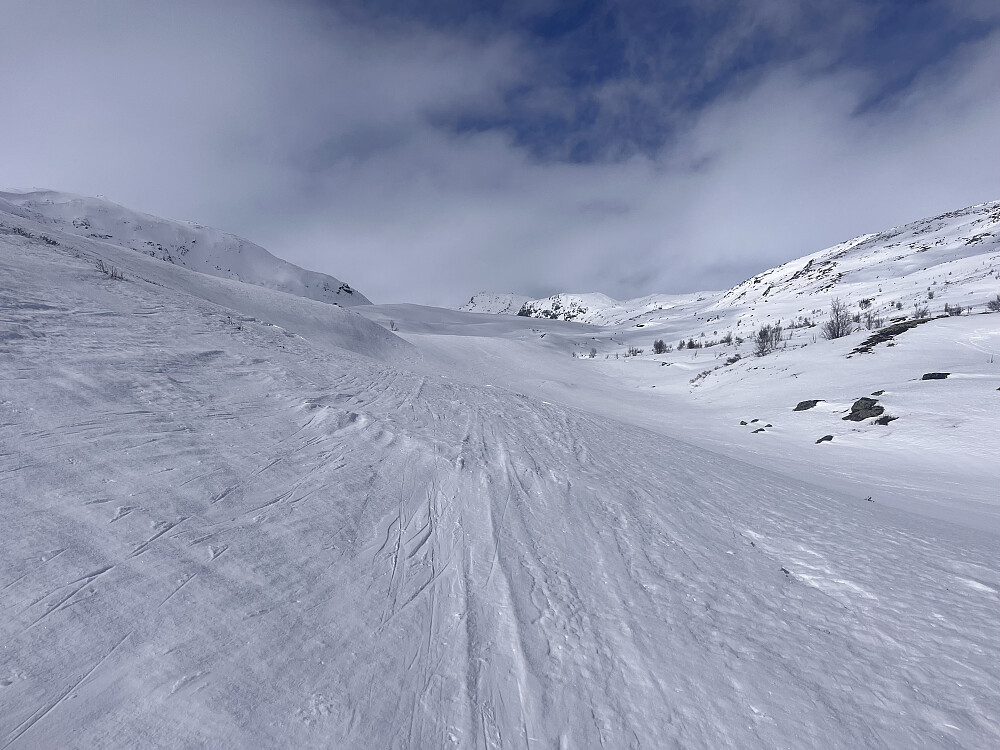 Inn Vetlefrostdalen før tåken gjorde sitt inntog. 