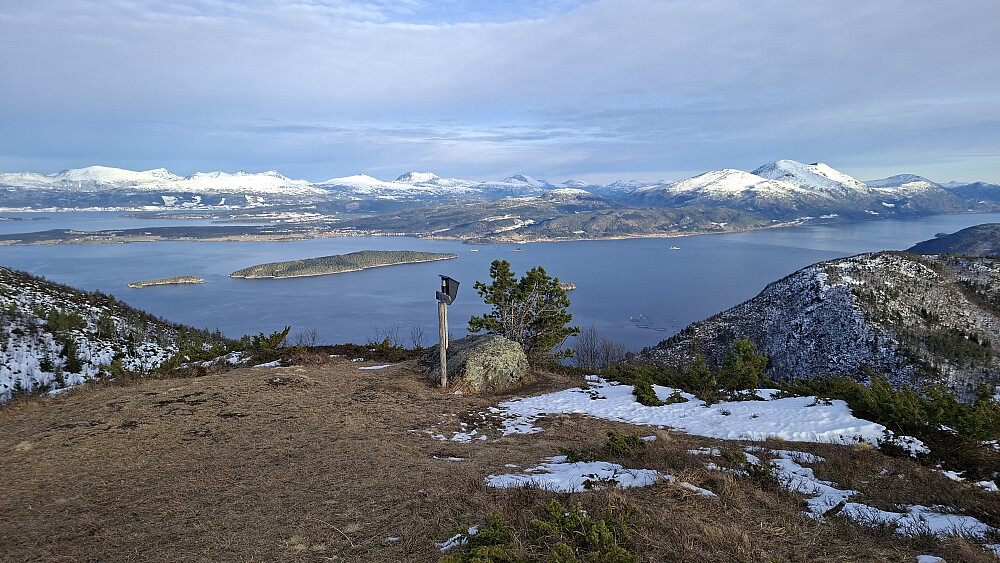 Utsikt mot Molde fra Skåla