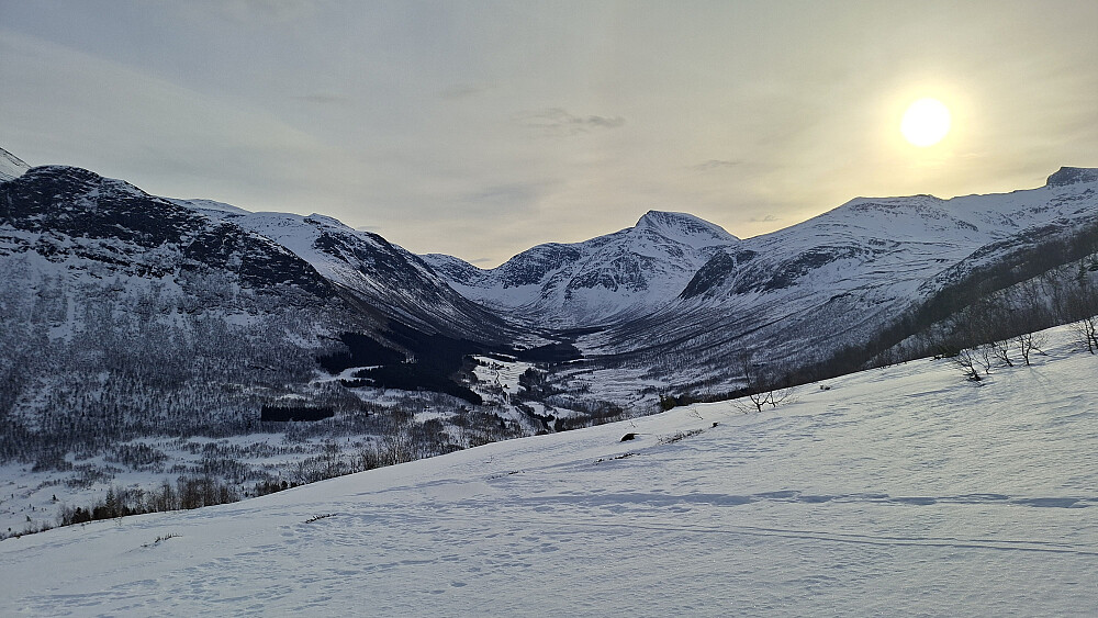 Mot Seljebottnen fra foten av Almåsnakken
