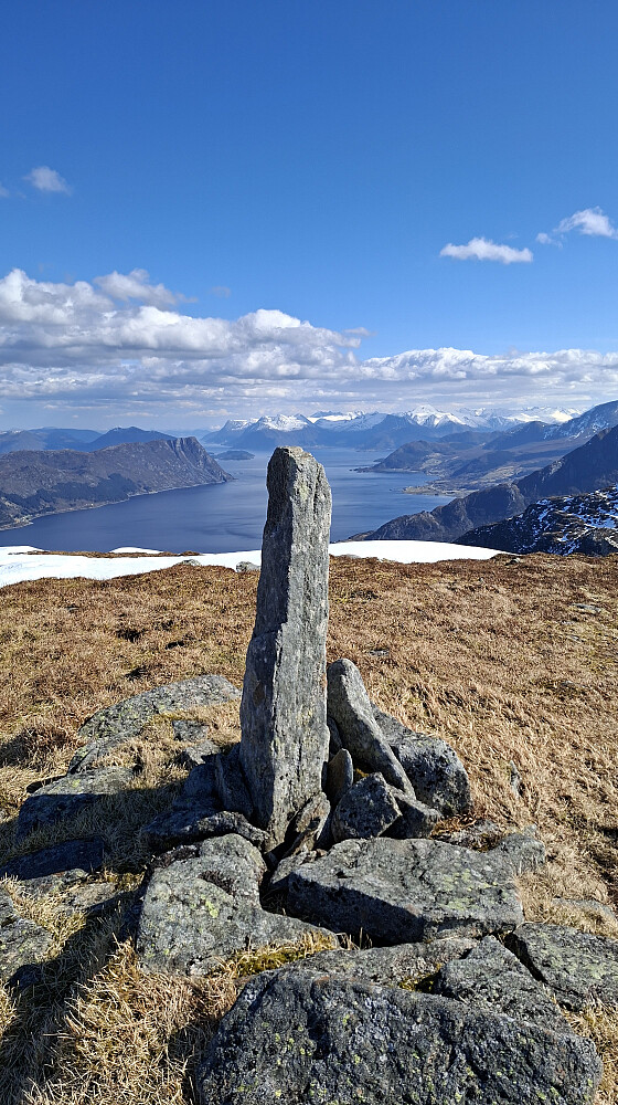På toppen av Bjørylykkjehornet