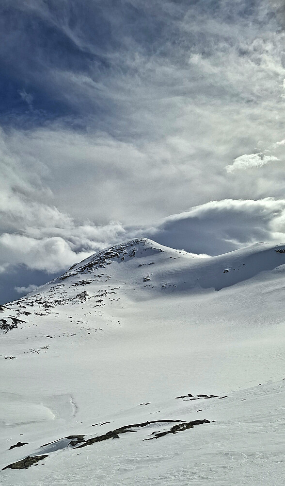 Storfjellet sett fra oppstigningen fra Langfjelldalen