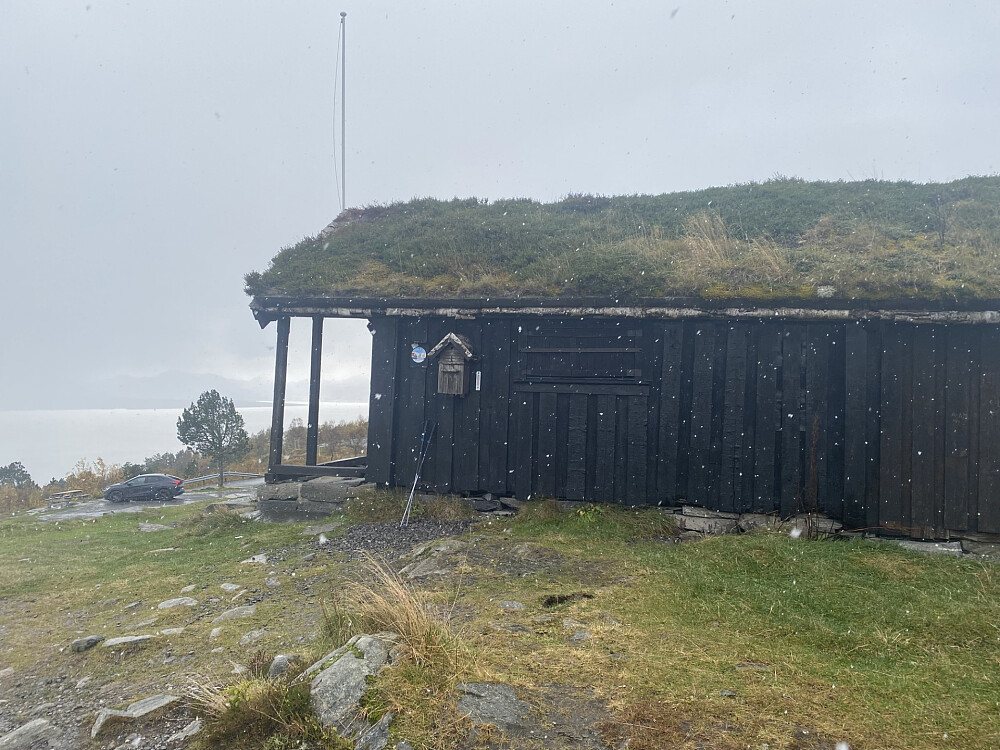 Snø i lufta