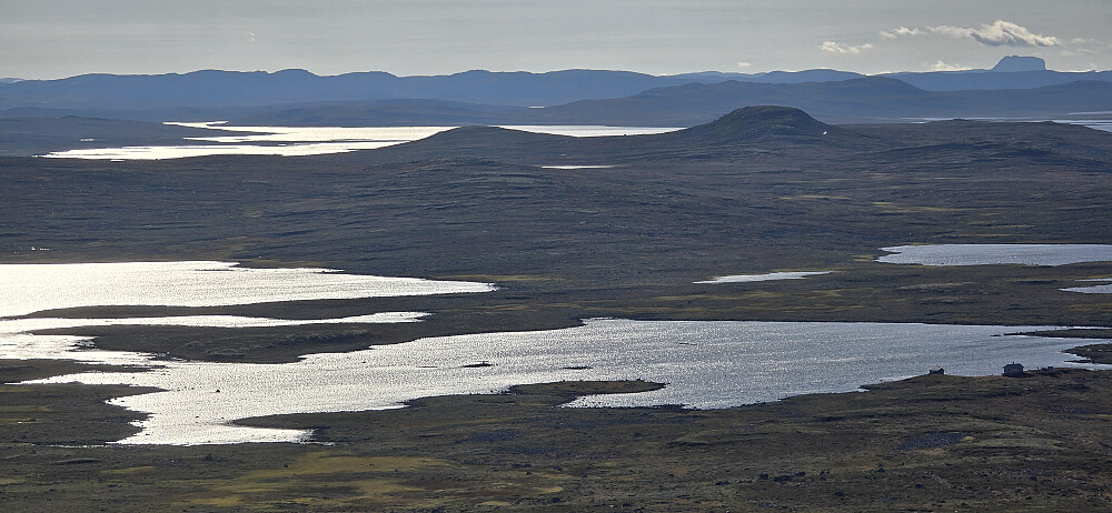 Kveldslys over Hardangervidda