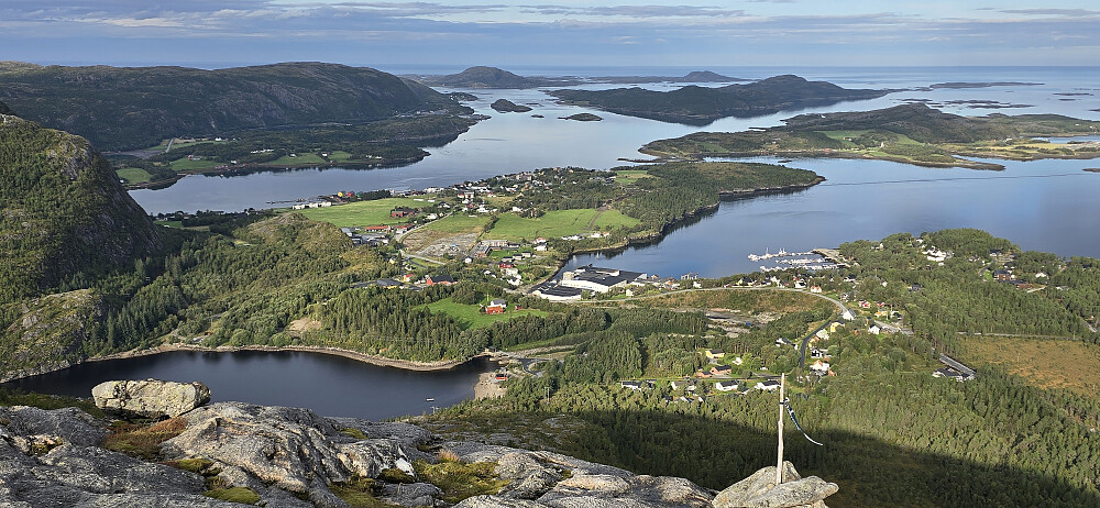 Fin utsikt mot Lauvsnes!