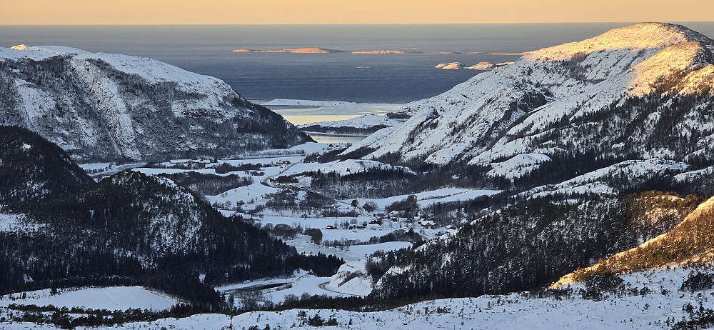 Nordmelan & Osen sett fra Storheia
