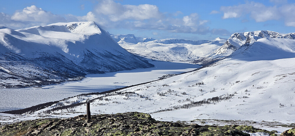 Gjevilvassdalen fra Bårdsfjellet :)