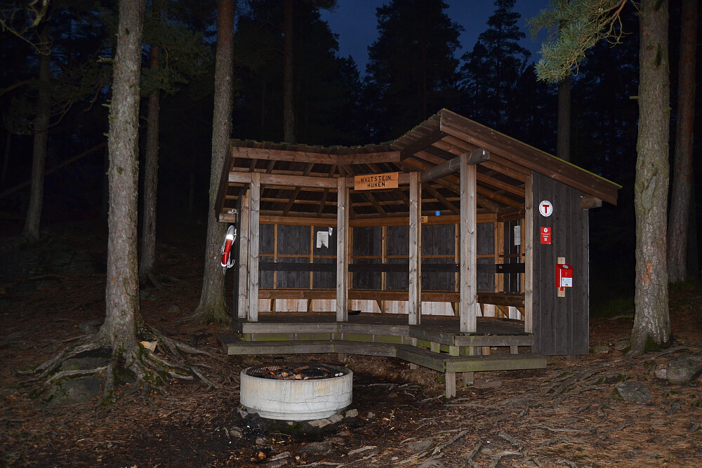 Gapahuken ved Hvitsteintjenn