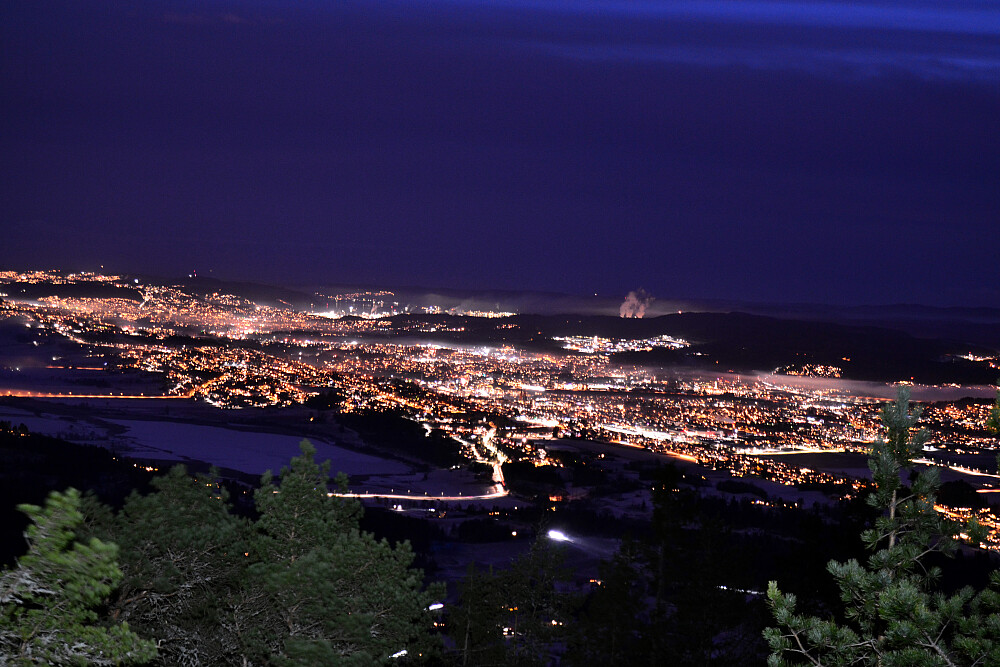 Fra Lille Skrehelle mot Skien