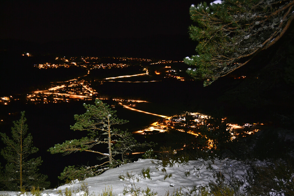 Fra utsiktspunktet på Ramsås mot Siljan