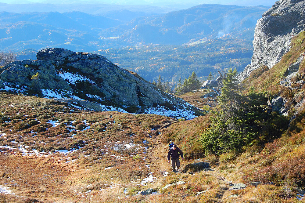Fra oppstigningen mot Ordalsåta