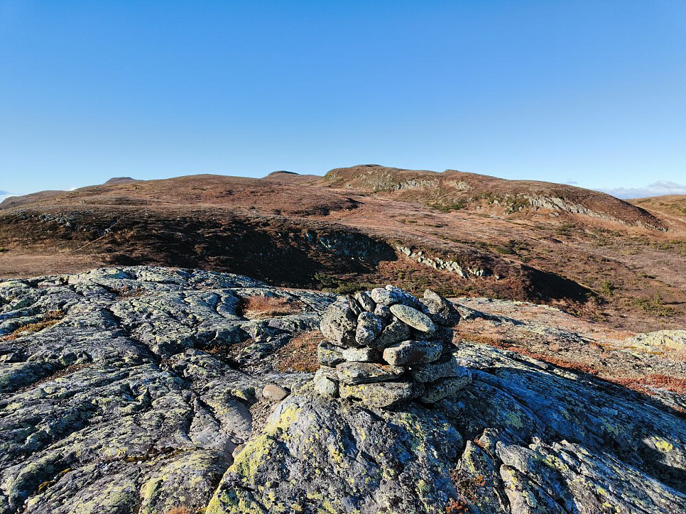 På Skurveknatten, mot Meitebekkfjellet.
