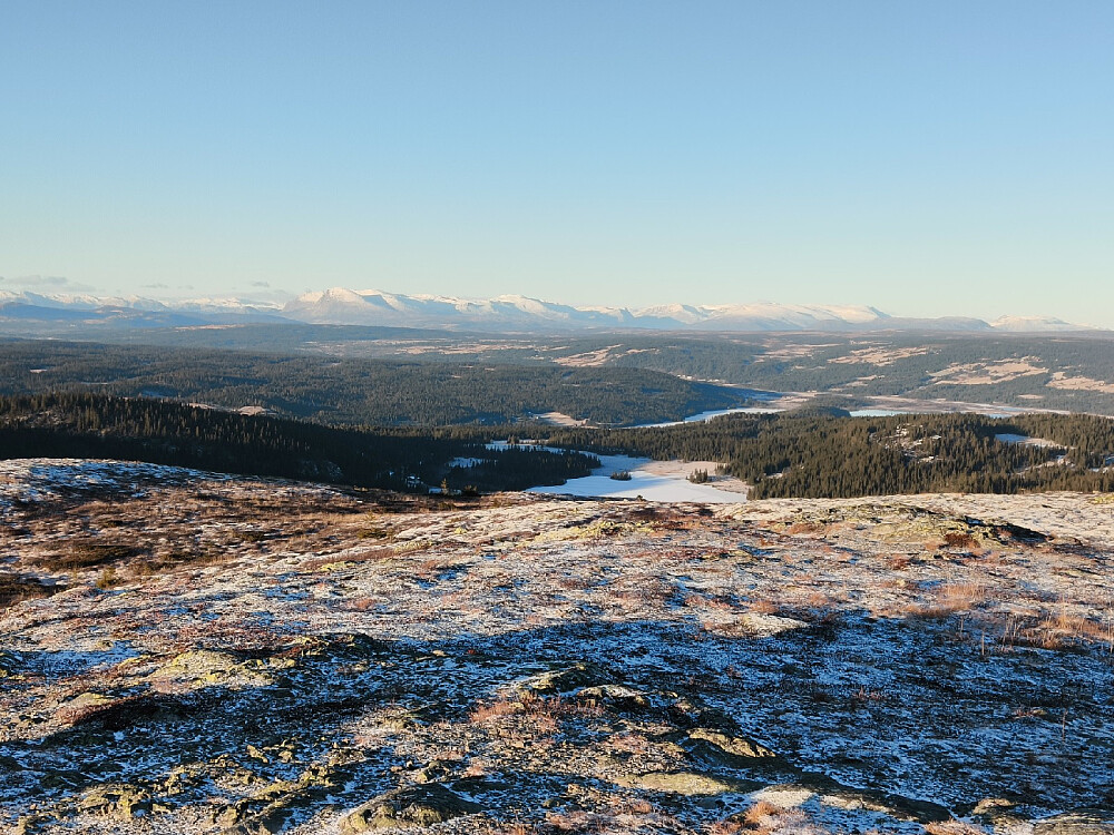 Hemsedalsfjell fra toppen.