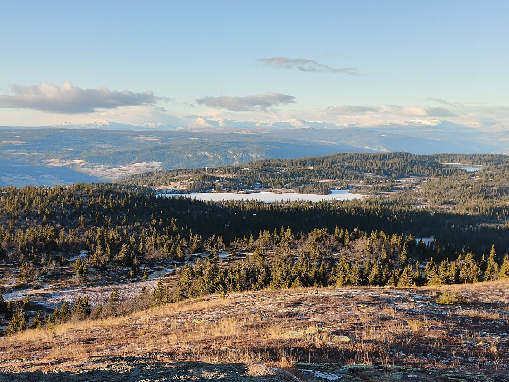 Zoom mot Hemsedalsfjell.