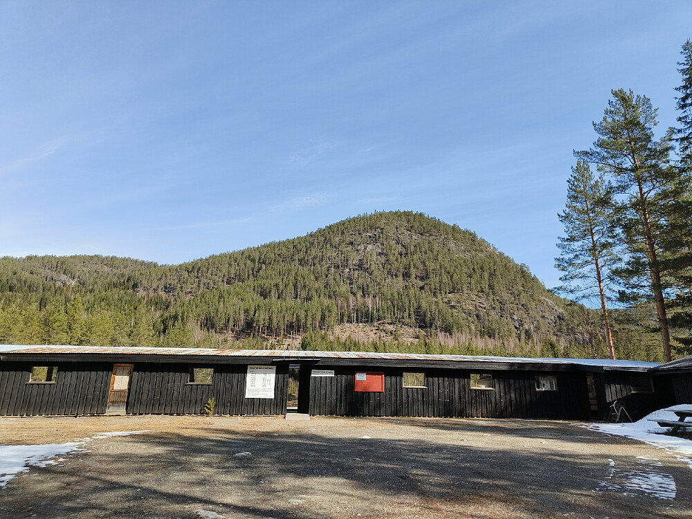 Knatten sett fra skytebanen der jeg parkerte