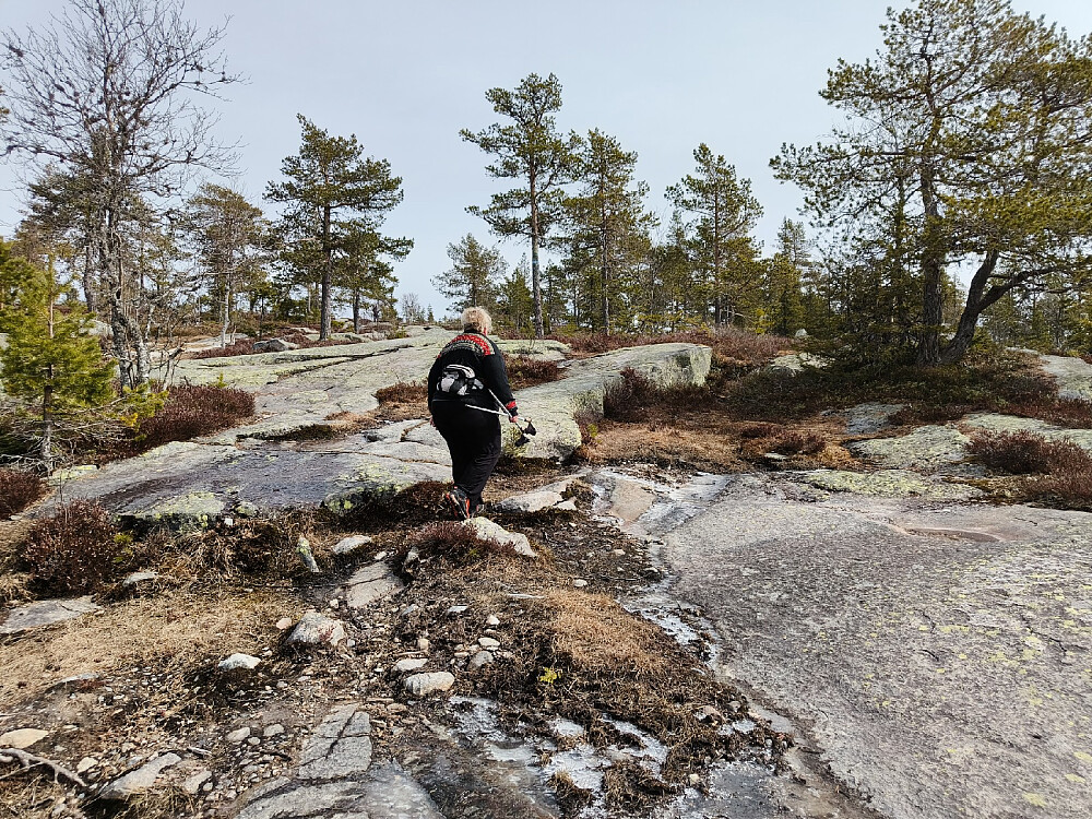 Flater ut på toppen.
