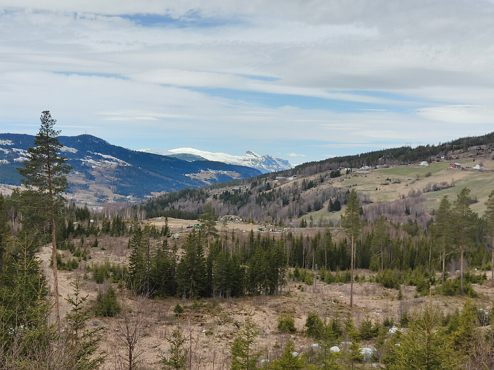 Flott utsikt mot Storehorn i Hemsedal.