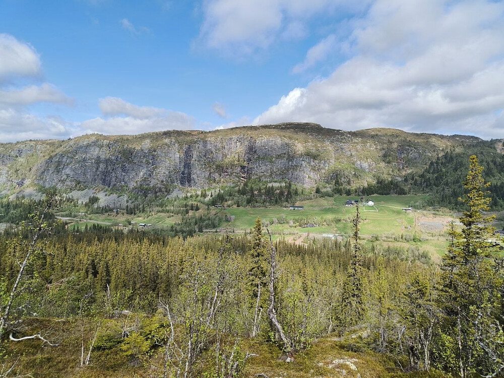 Utsikt mot Makalausfjellet.