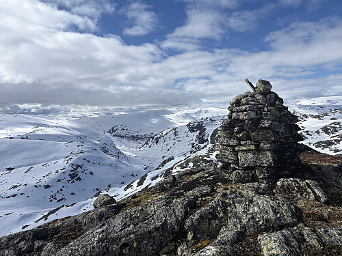 Kaldavassnuten med utsikt ned Gangdalen mot Upsete