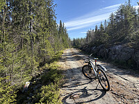 På vei oppover mot Klomshue