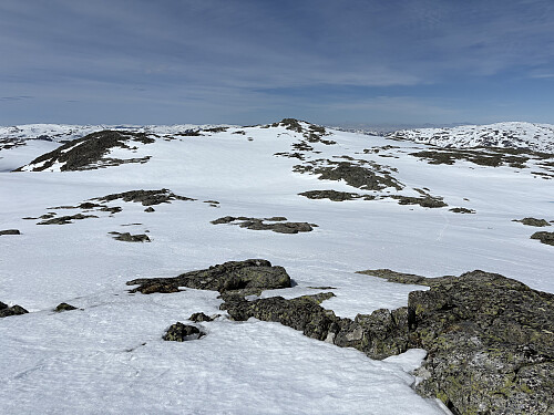 Toppen av Store Broksfjellet sett fra høyde 1605