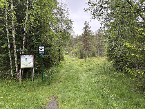 Turstart ved Saksvikvollen