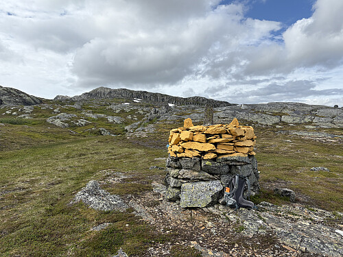 Riksrøys 160 med Steinfjellet i bakgrunnen