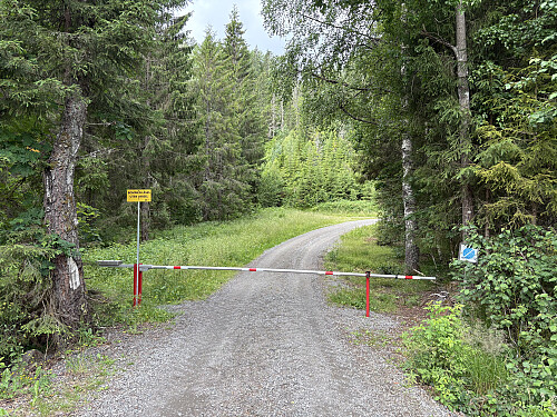 Stengt bom, her må man ta sykkelen fatt!