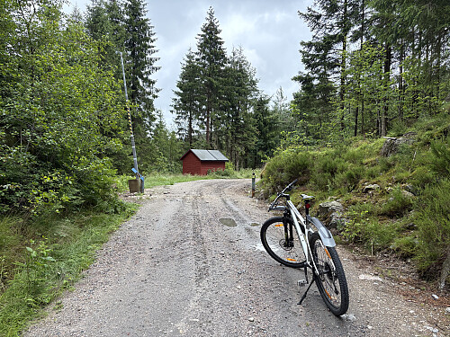Endelig på toppen av den bratte bakken