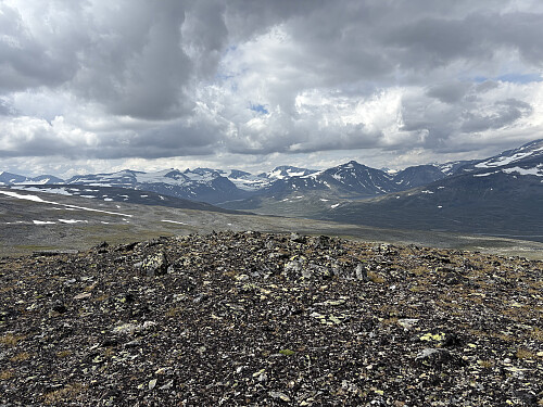 Utsikt vestover fra høyde 1771
