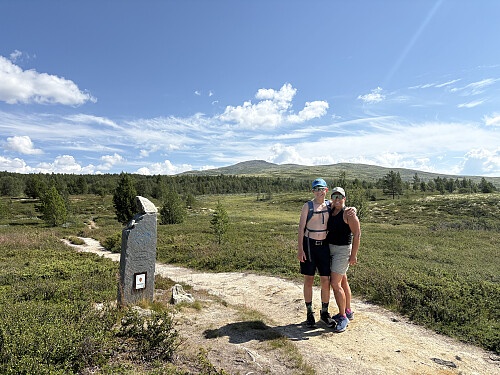 På vei oppover fra Putten seter