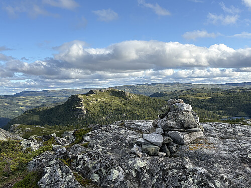 Utsikt over til Høgelinatten fra Sjåfunatten