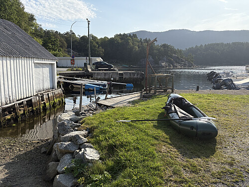 Klar til avreise fra Steinsvik kai