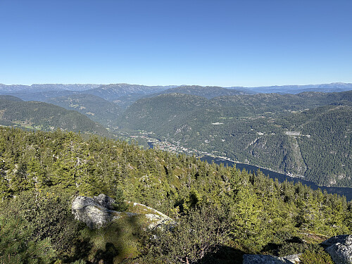 Utsikt ned mot Dalen